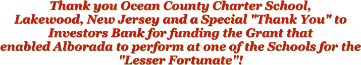 Thank you Ocean County Charter